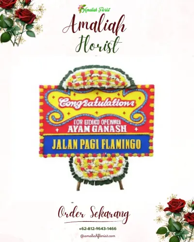 Bunga Papan Congratulation di Bebalang